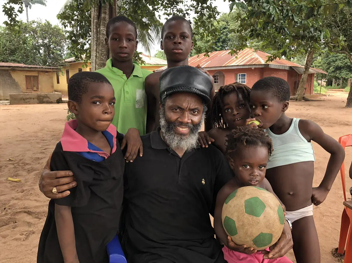 IMG_1652 Dr. Severin with children in Anambra State - Nigeria